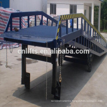 10t mobile container manual lift yard ramp for sale